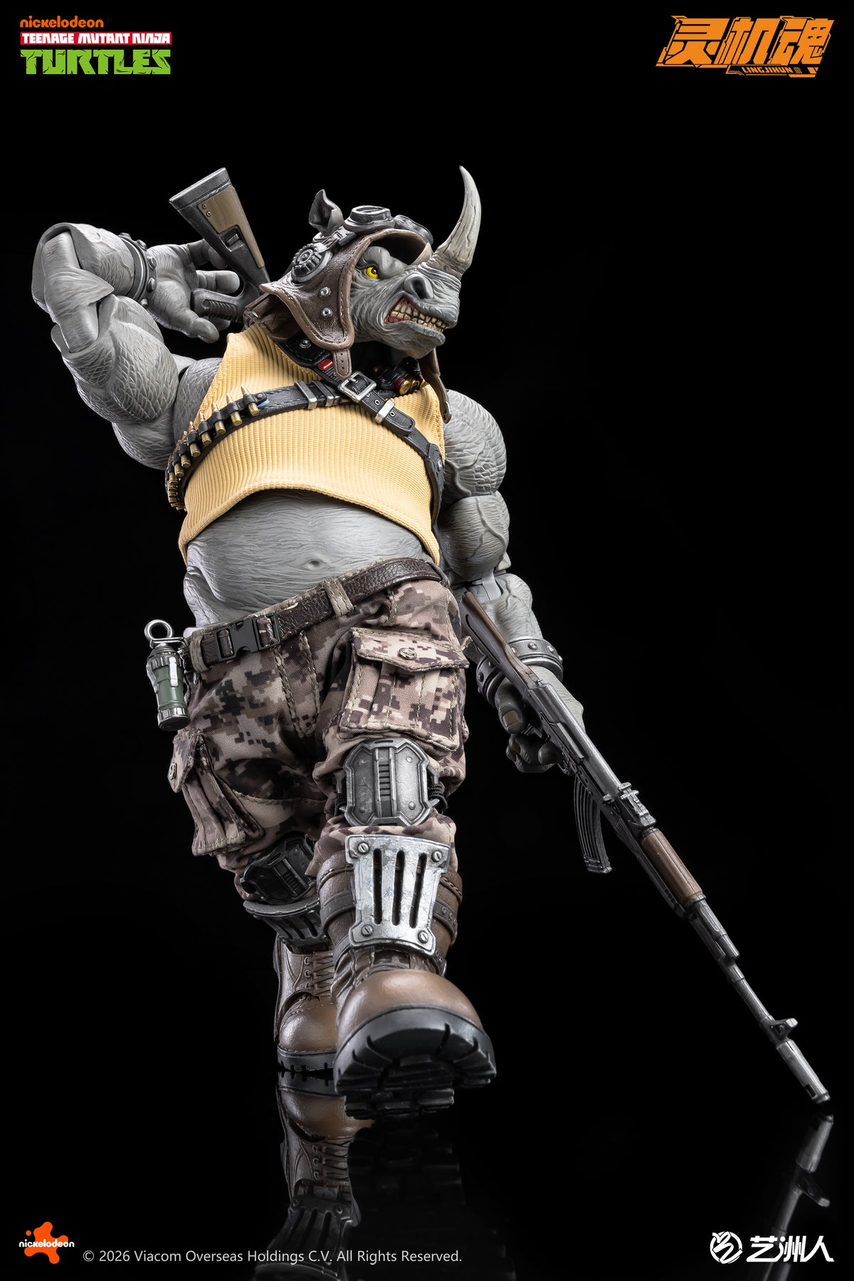 Teenage Mutant Ninja Turtles Rocksteady Action Figure