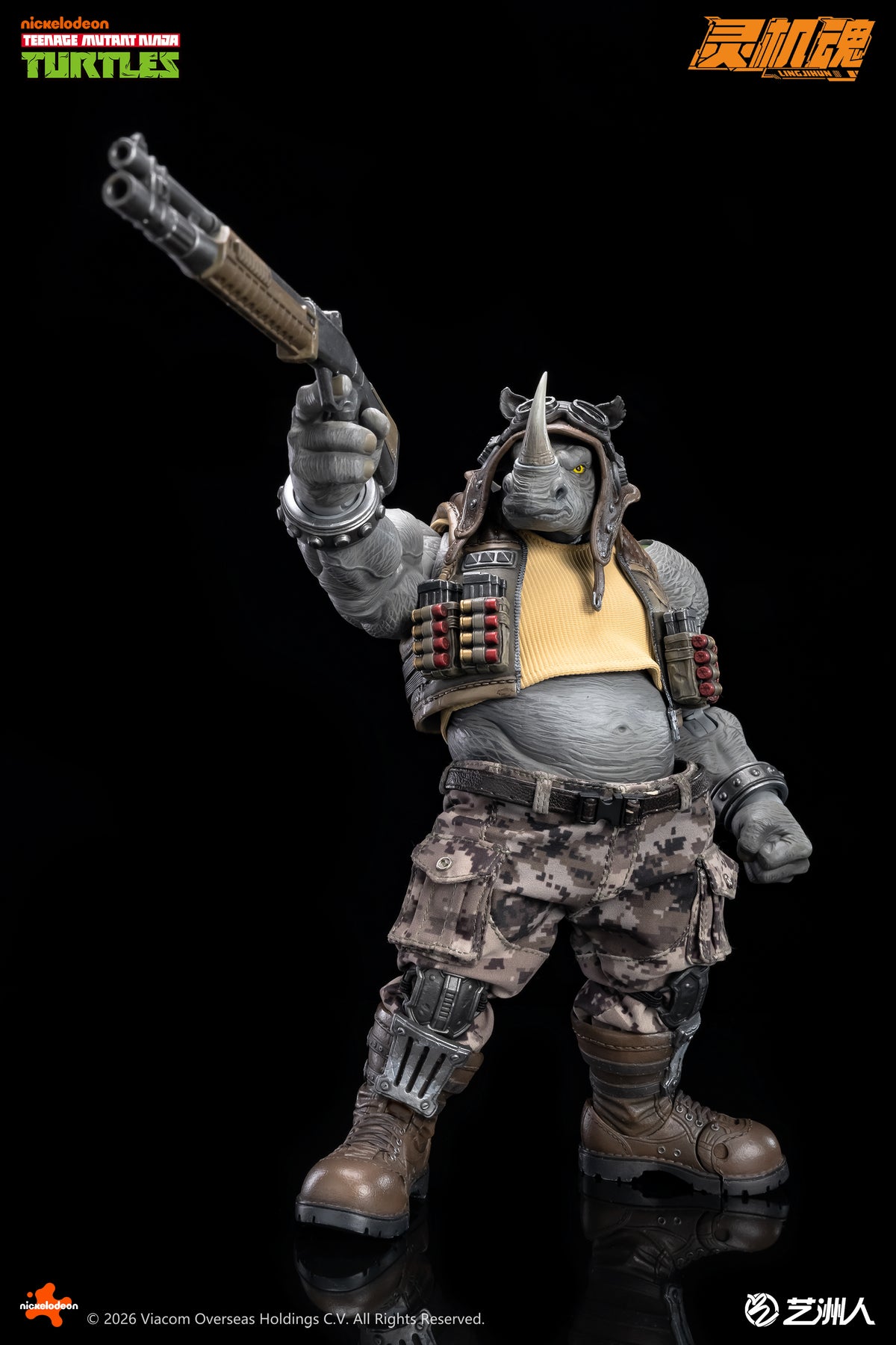 Teenage Mutant Ninja Turtles Rocksteady Action Figure