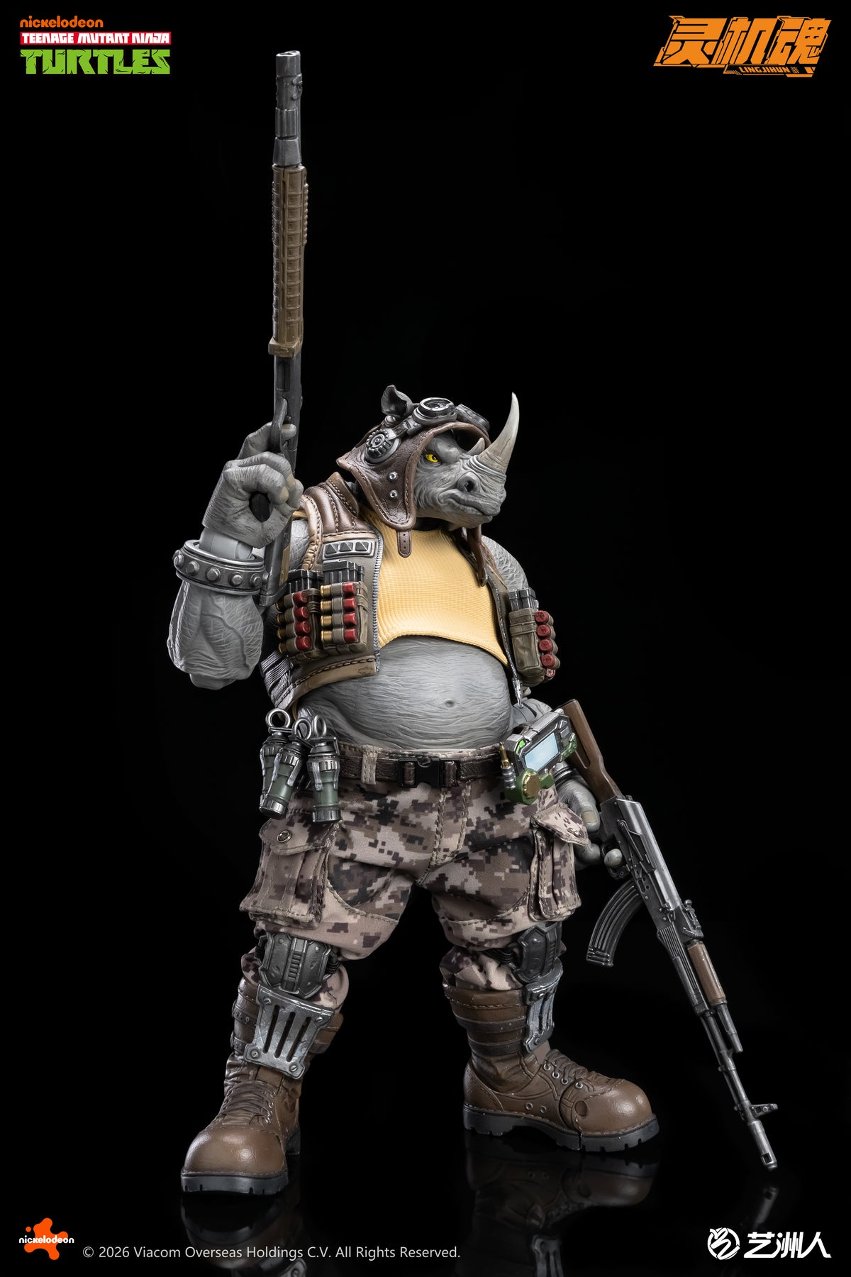 Teenage Mutant Ninja Turtles Rocksteady Action Figure