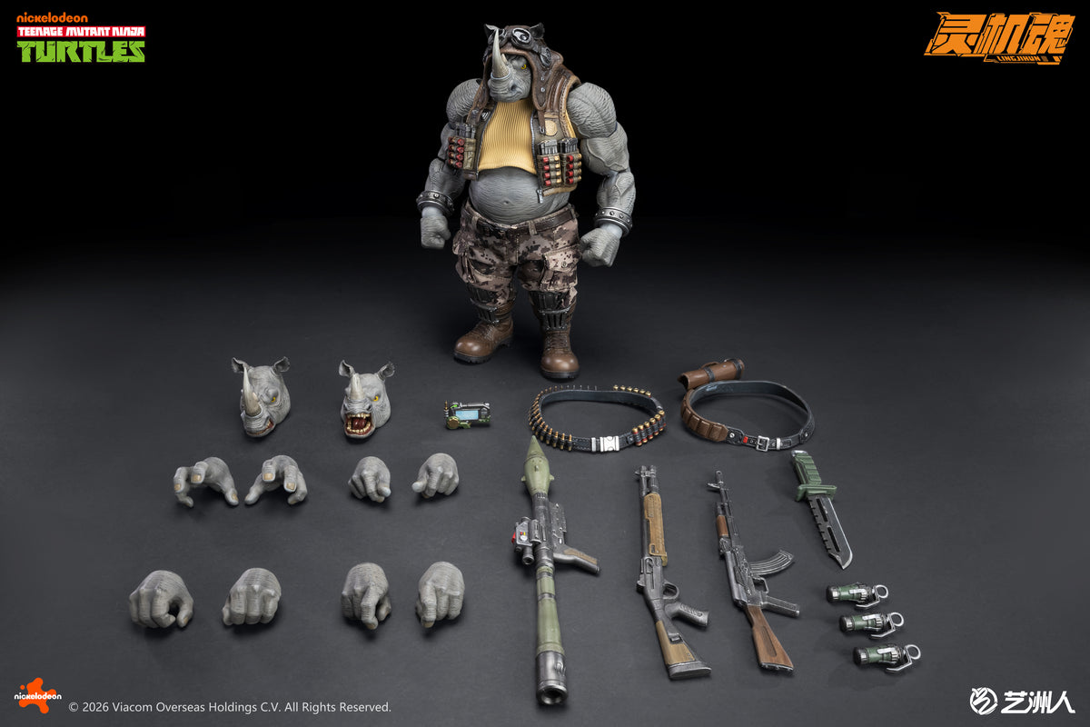 Teenage Mutant Ninja Turtles Rocksteady Action Figure