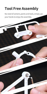 DSPIAE UMS-01WT General Purpose Model Display Stand (White)