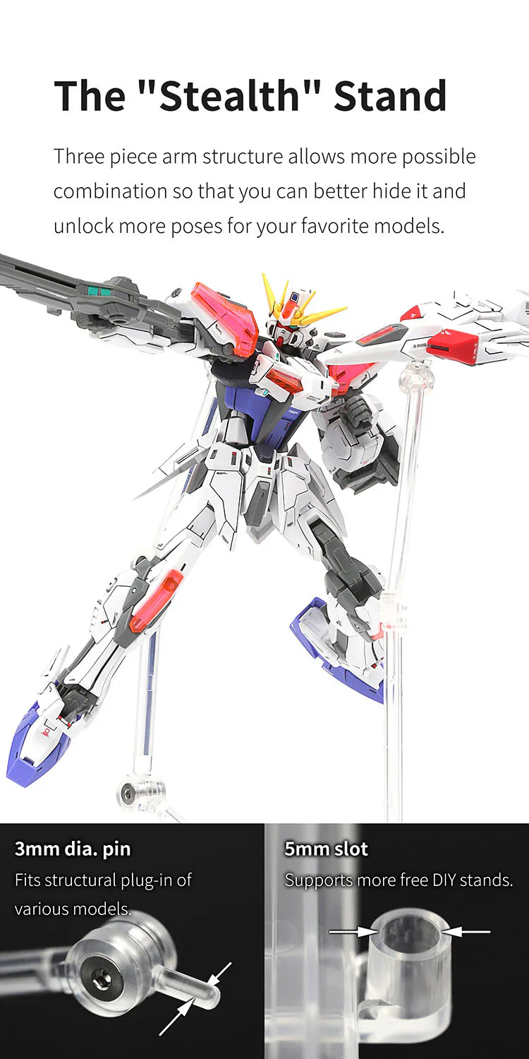 DSPIAE UMS-01WT General Purpose Model Display Stand (White)