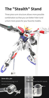 DSPIAE UMS-01WT General Purpose Model Display Stand (White)