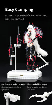DSPIAE UMS-01WT General Purpose Model Display Stand (White)