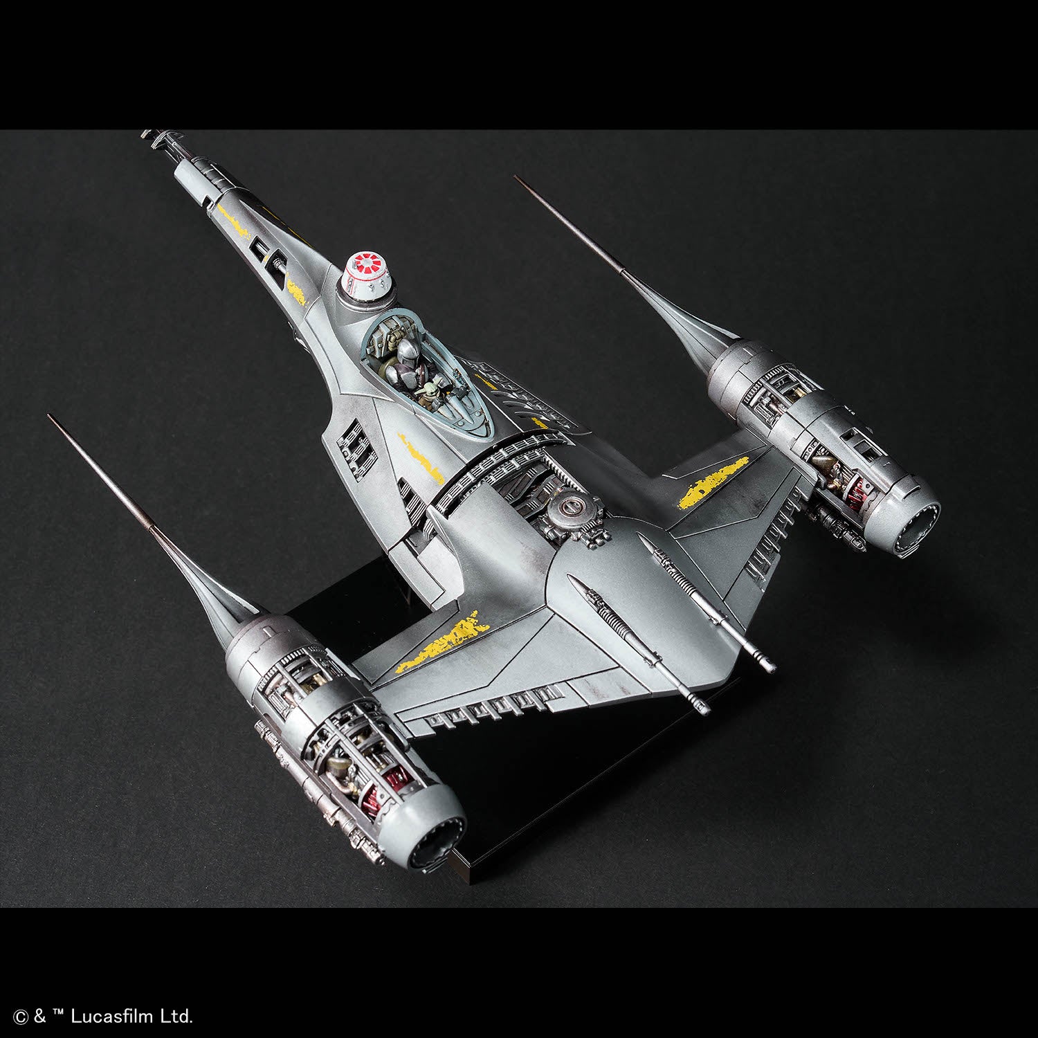 Star Wars The Mandalorian Mandalorian N-1 Starfighter 1/48 Scale Model Kit