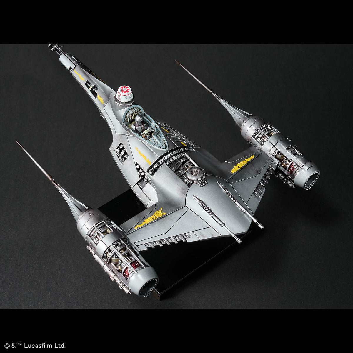 Star Wars The Mandalorian Mandalorian N-1 Starfighter 1/48 Scale Model Kit