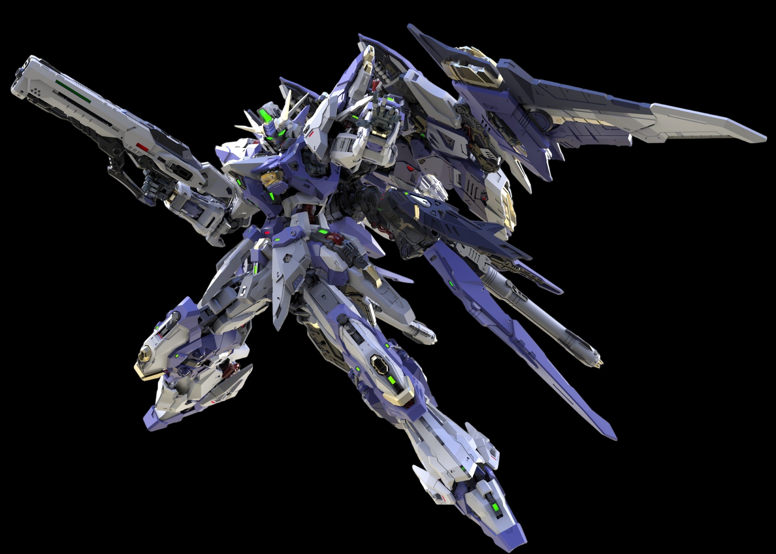Vientiane Fusion - 02 - Meteor with Maintenance Base and Support Unit Model Kit