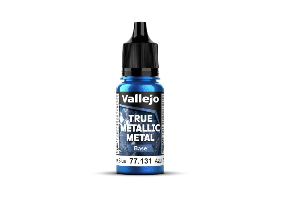 Vallejo 18ml Bottle Sapphire Blue (Base) True Metallic Metal