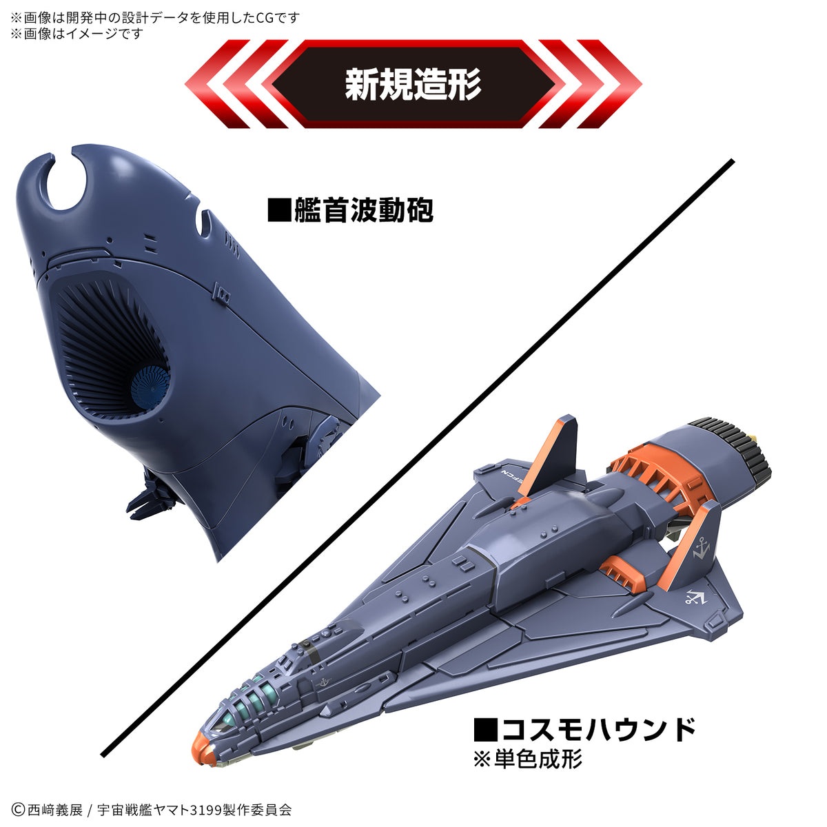 Space Battleship Yamato Space Battleship Yamato 1/1000 Scale Deluxe Model Kit Set