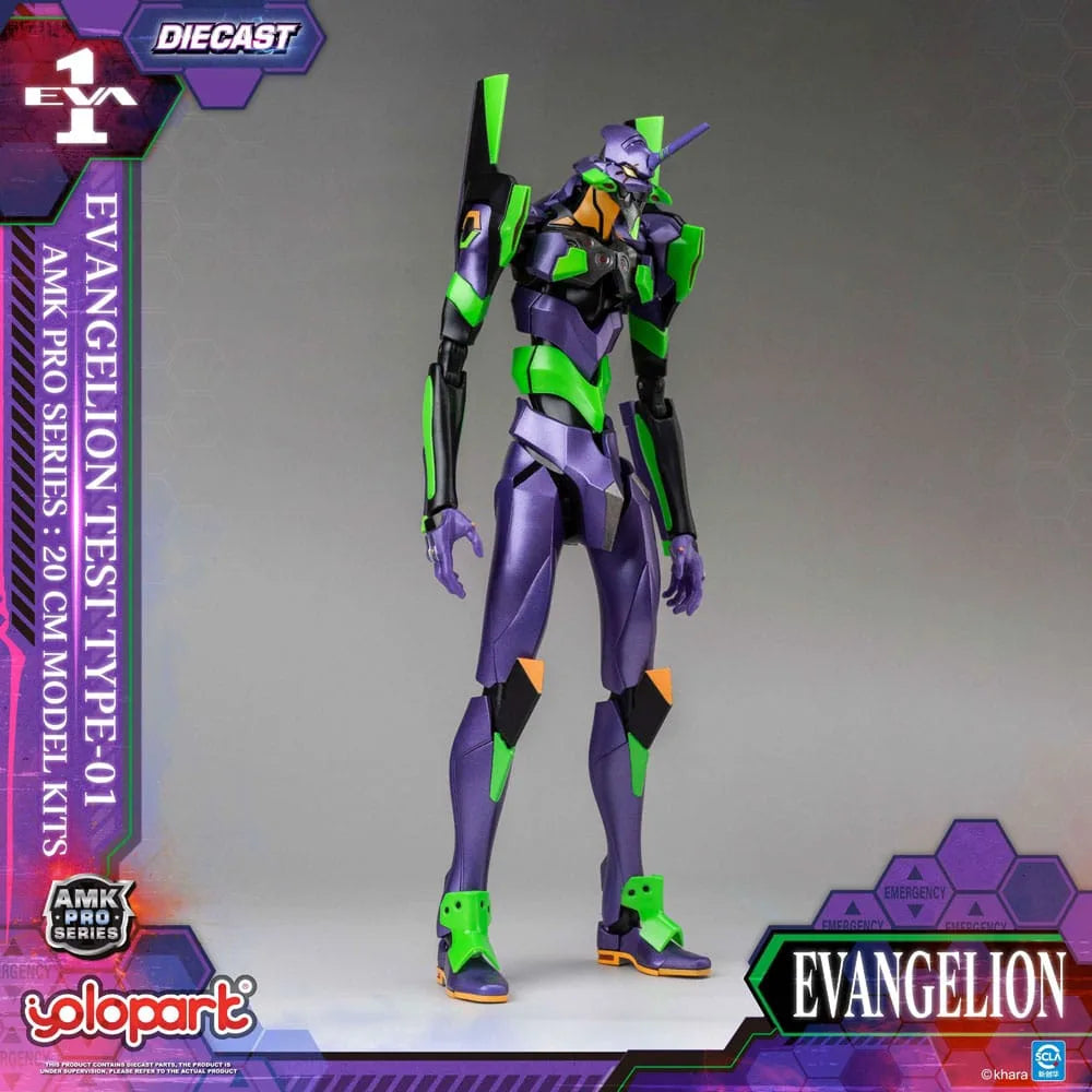 Neon Genesis Evangelion AMK Pro Series Plastic Model Kit Eva-01 Test Type