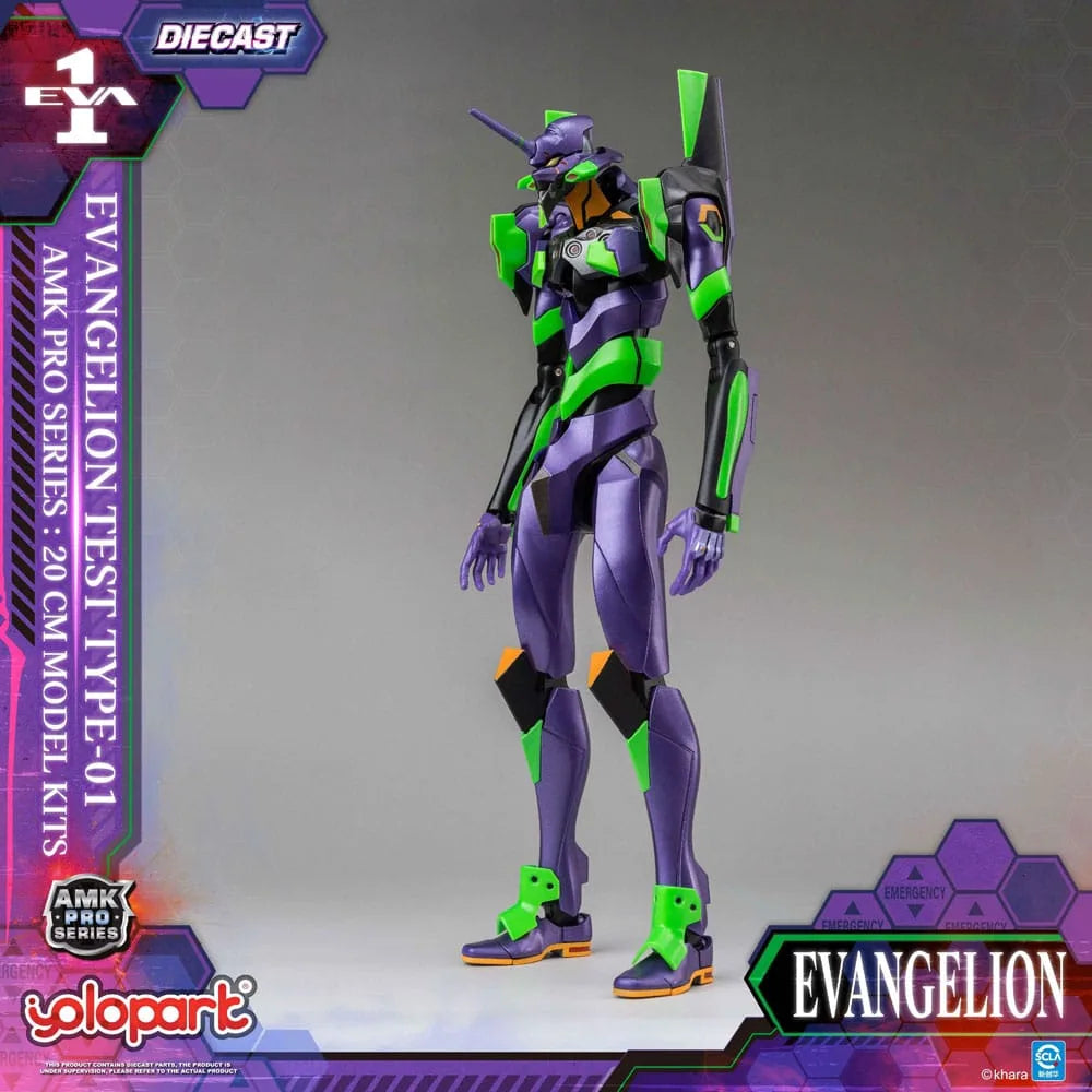 Neon Genesis Evangelion AMK Pro Series Plastic Model Kit Eva-01 Test Type