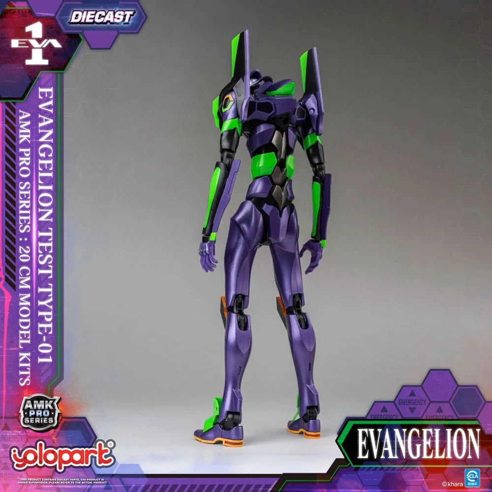 Neon Genesis Evangelion AMK Pro Series Plastic Model Kit Eva-01 Test Type