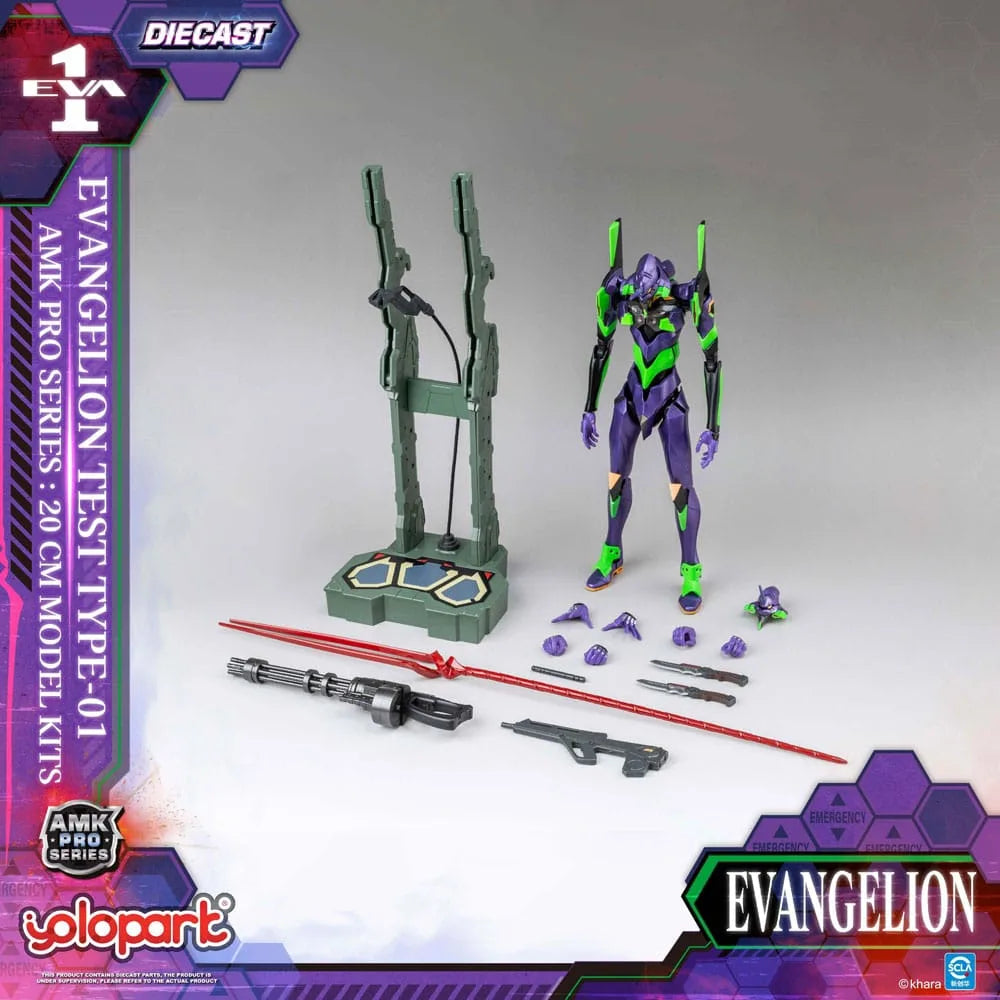 Neon Genesis Evangelion AMK Pro Series Plastic Model Kit Eva-01 Test Type