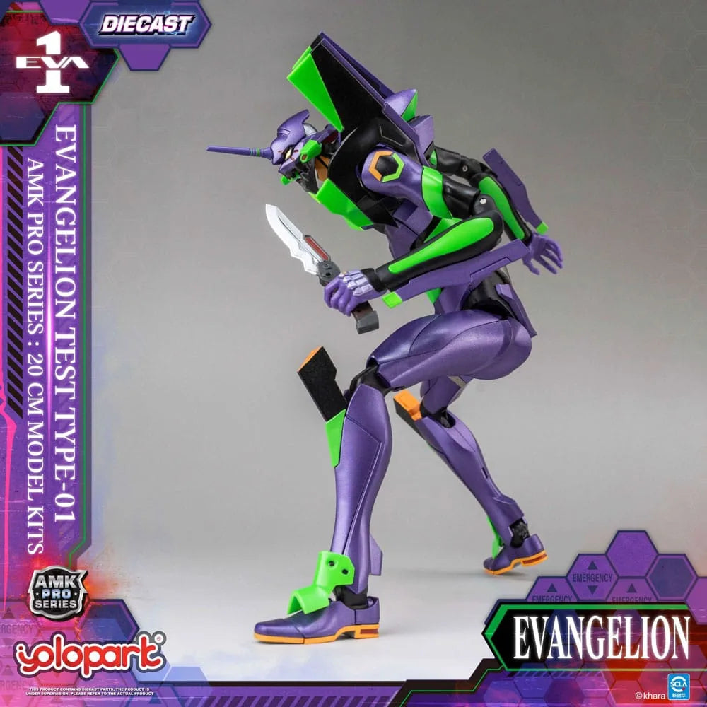 Neon Genesis Evangelion AMK Pro Series Plastic Model Kit Eva-01 Test Type