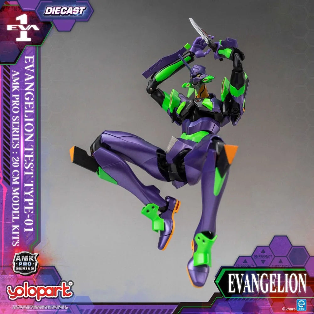 Neon Genesis Evangelion AMK Pro Series Plastic Model Kit Eva-01 Test Type