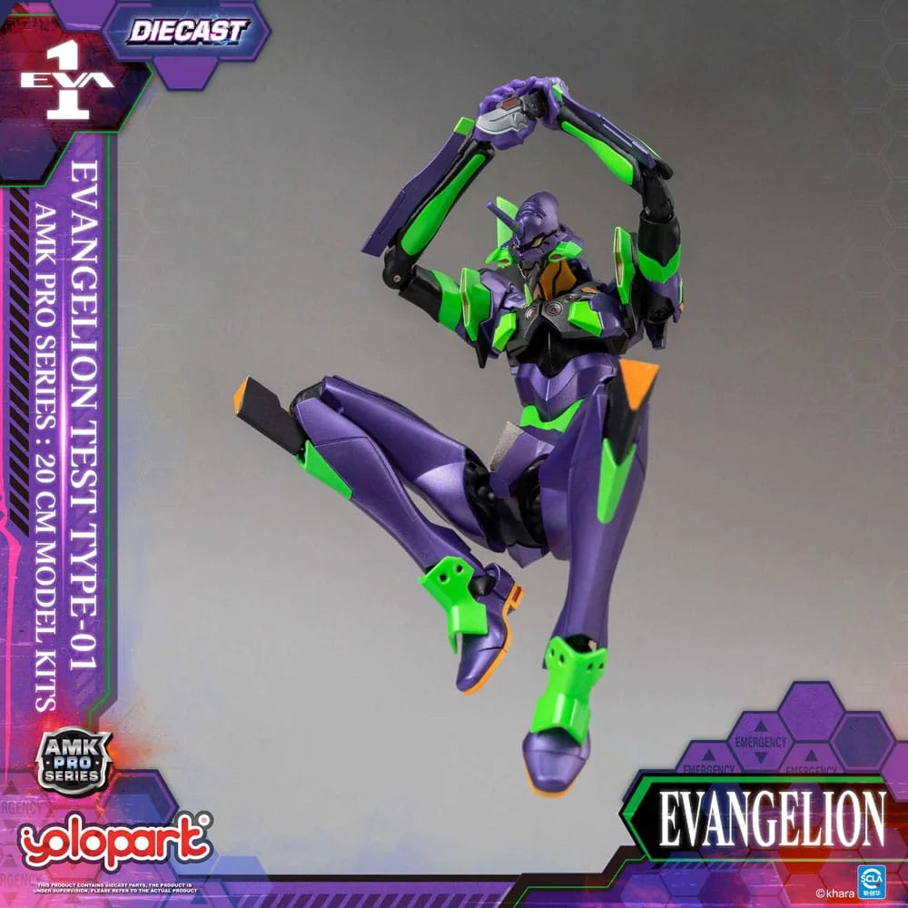 Neon Genesis Evangelion AMK Pro Series Plastic Model Kit Eva-01 Test Type