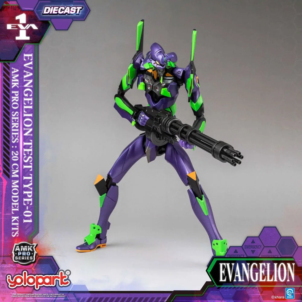 Neon Genesis Evangelion AMK Pro Series Plastic Model Kit Eva-01 Test Type
