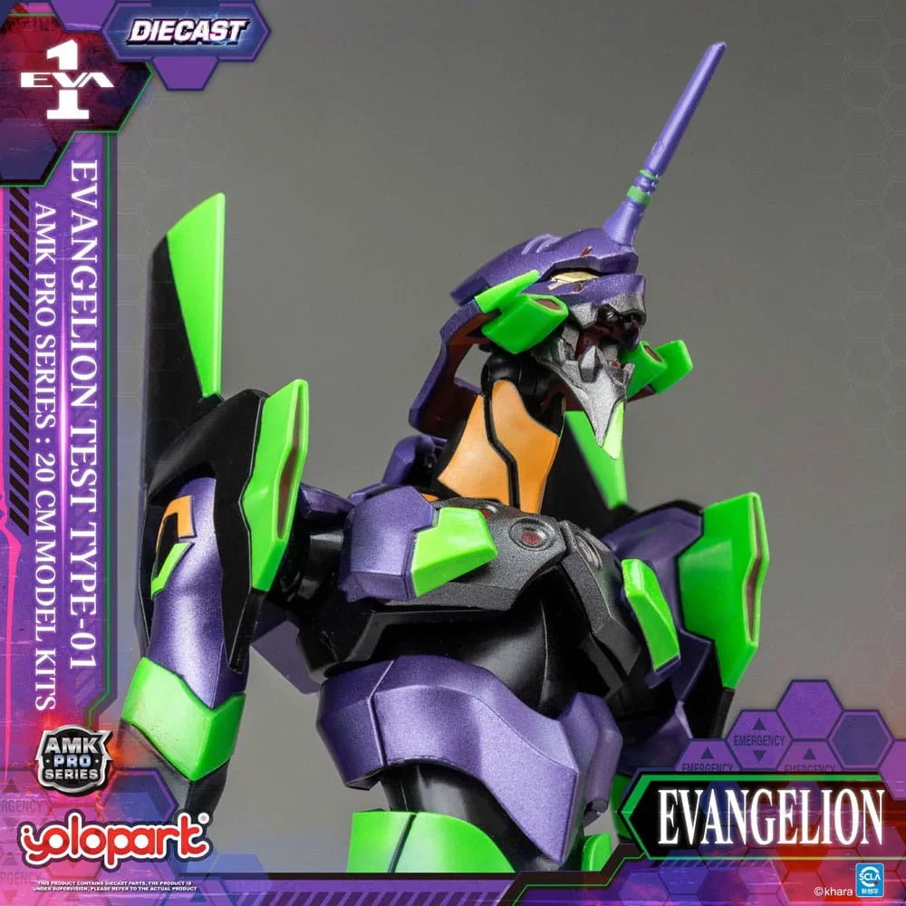 Neon Genesis Evangelion AMK Pro Series Plastic Model Kit Eva-01 Test Type