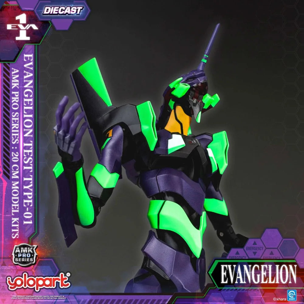 Neon Genesis Evangelion AMK Pro Series Plastic Model Kit Eva-01 Test Type