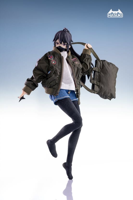 Pocket Art Series Airforce Pilot Jacket & Duffle Bag 1/12 Scale Accessory