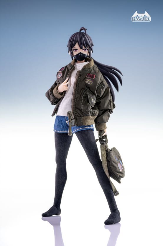 Pocket Art Series Airforce Pilot Jacket & Duffle Bag 1/12 Scale Accessory