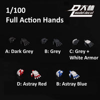 DL MODEL  FULL ACTION HANDS 1/100
