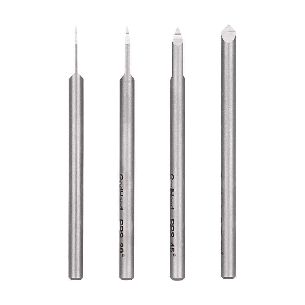 GodHand GH-BBS-05-90 Bit Blade V-shaped Edge [4PC Set]