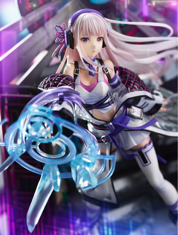 Re:Zero Starting Life in Another World Emilia (Neon City Ver.) 1/7 Scale Shibuya Scramble Figure