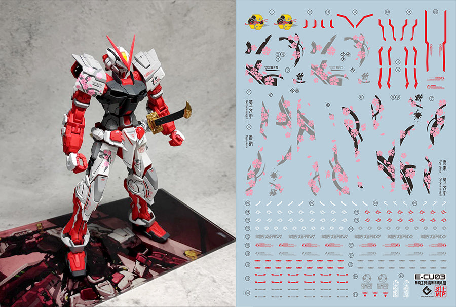 F56 Astray Red Frame Hirm Decal Set – Usa Gundam Store
