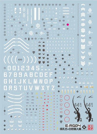 C09 RG Zaku II Green and White Ogre Decal Sheet