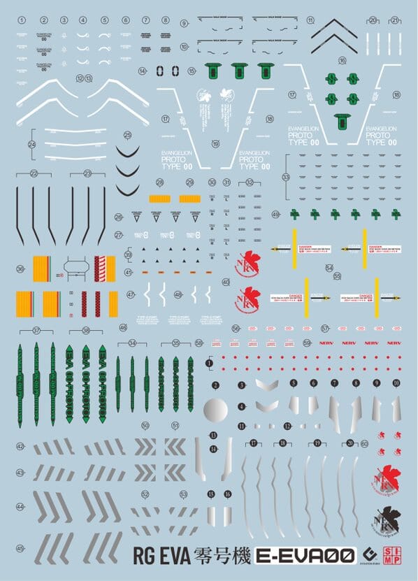 C41 RG EVA-00 Decal set