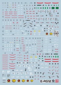 C77 RG GP01/GP01FB Decal Sheet