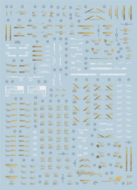 D25 PG Unicorn China Red Ver. Decal Sheet