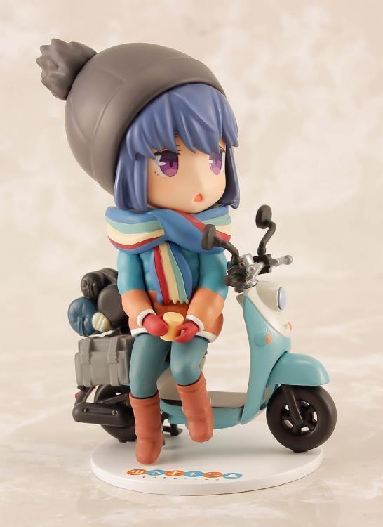 Laid-Back Camp Takashima Castle Model Kit With Rin Shima Figure