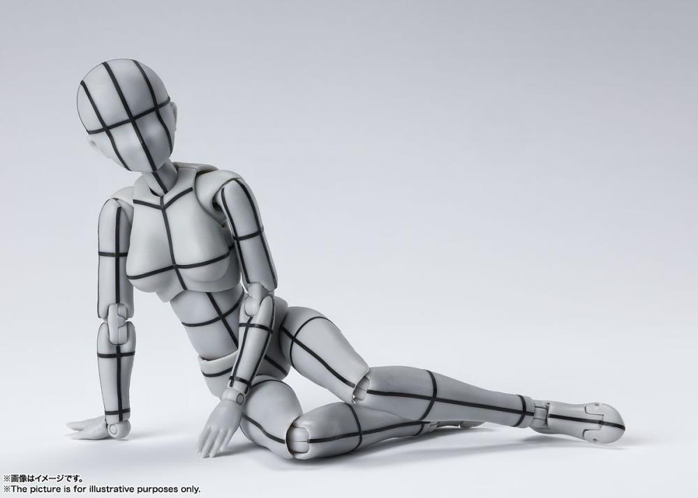 S.H.Figuarts Body-chan Wireframe (Gray Color Ver.)