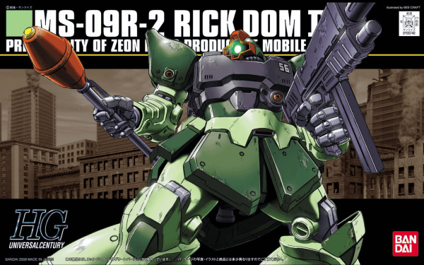 HGUC 1/144 #90 Rick Dom II Light Green Ver