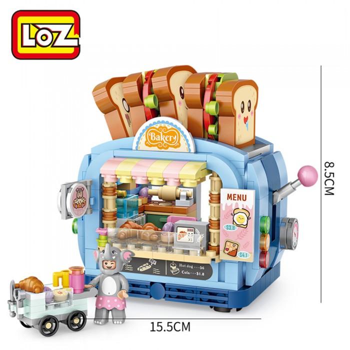 LOZ Moc Mini 1746 Bakery Shop