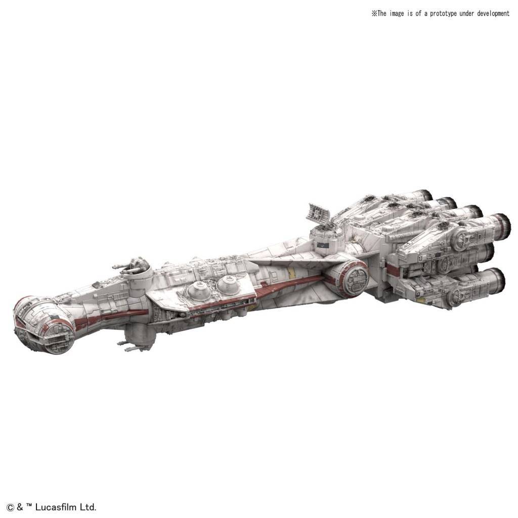 1/1000 BLOCKADE RUNNER & 1/350 MILLENNIUM FALCON
