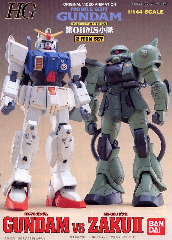HG Gundam VS Zaku