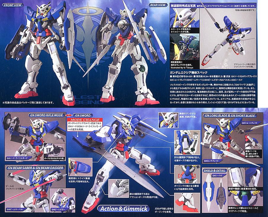 #1 Gundam Exia "Gundam 00", Bandai 1/100