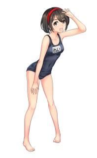 Hasegawa 1/12 12 Egg Girls Collection No.08 Rei Hazumi (School Swimming Costume) (SP460)