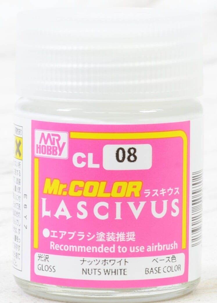 CL08 Mr. Color Lascivus Aura Gloss Nuts White (18ml)