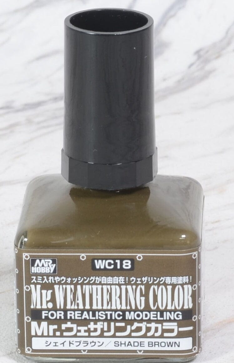 Weathering Color WC18 Mr. Weathering Color - Shade Brown – USA Gundam Store