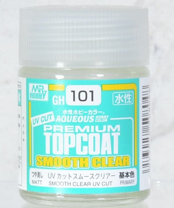 GH101 Aqueous Hobby Color Premium Top Coat UV Cut Smooth Clear