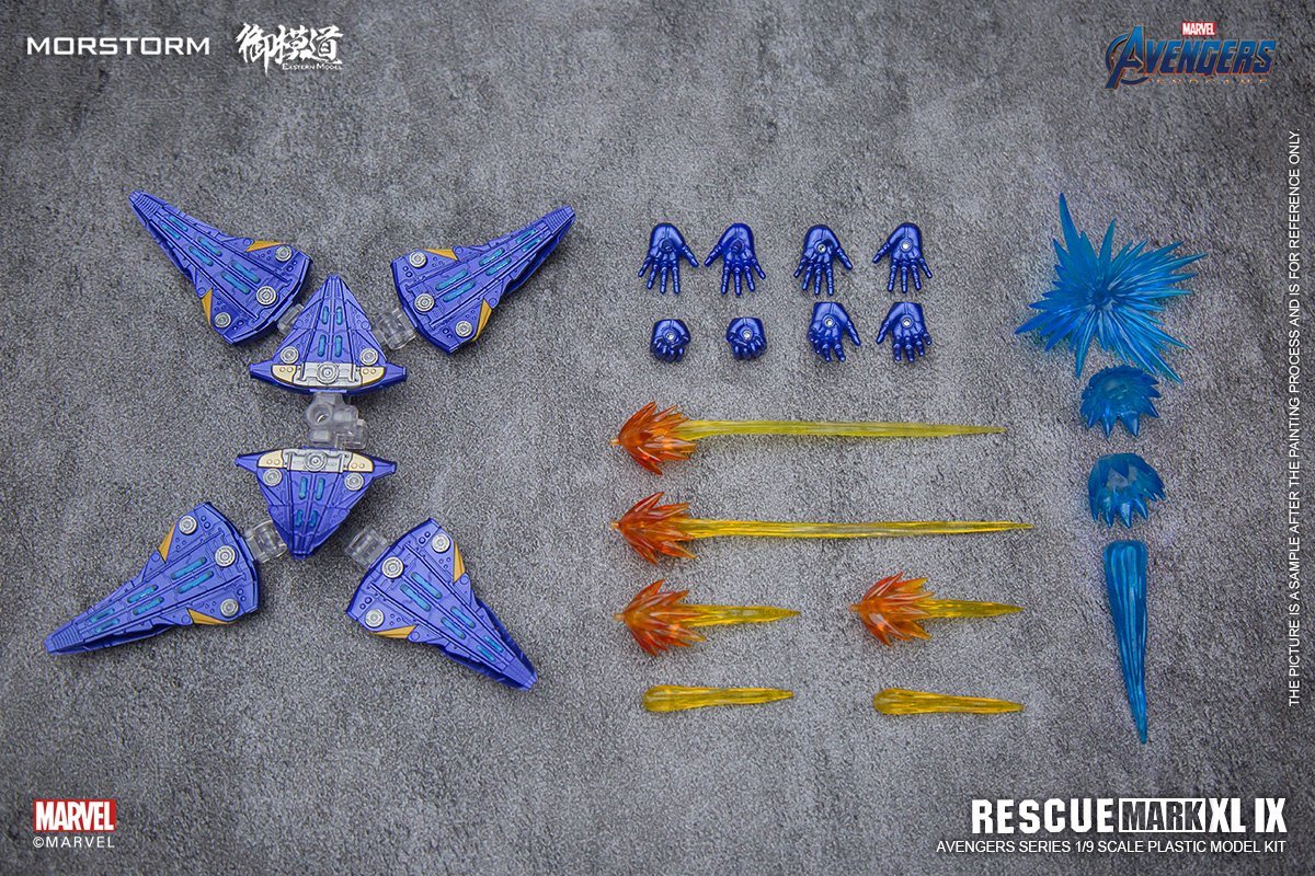 Avengers Endgame Rescue Mark 49 (Deluxe Ver.) 1/9 Scale Model Kit