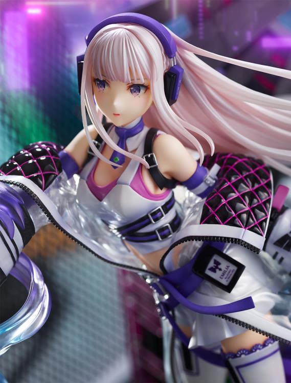 Re:Zero Starting Life in Another World Emilia (Neon City Ver.) 1/7 Scale Shibuya Scramble Figure