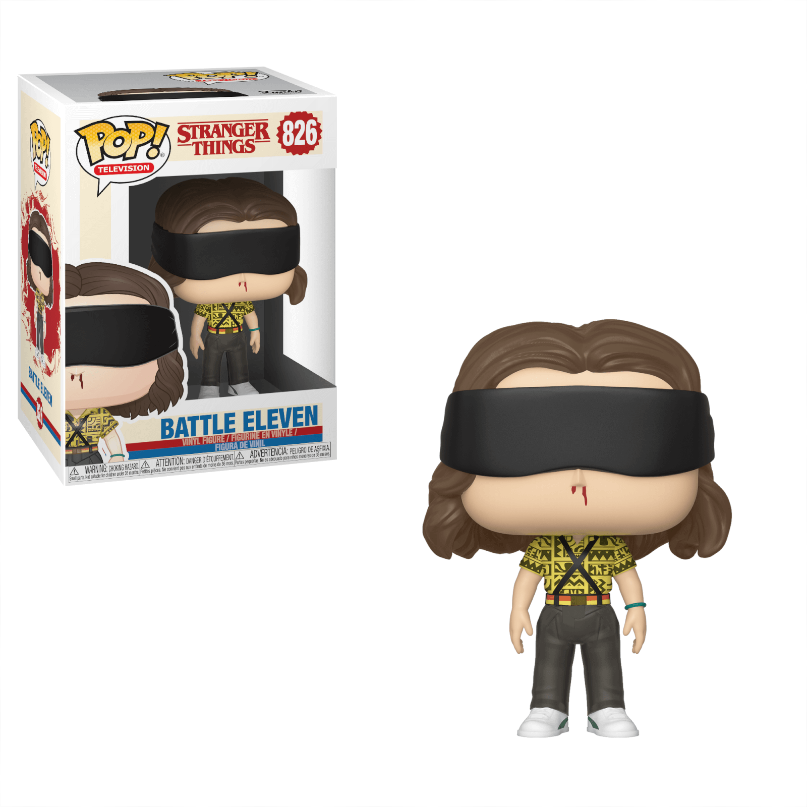 STRANGER THINGS BATTLE ELEVEN POP! VINYL FIGURE W/ Pop Protector