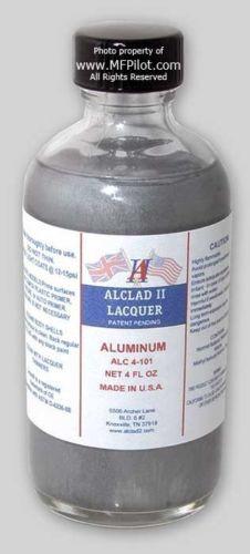 Alclad II 4oz. Bottle Aluminum Lacquer ALC-4101