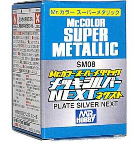 Mr Color Super Metallic - Plate Silver (NEW)