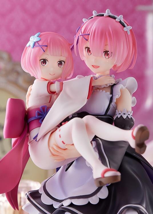 Re Zero Starting Life in Another World S-Fire Ram & Childhood Ram 1/7 Scale Figure